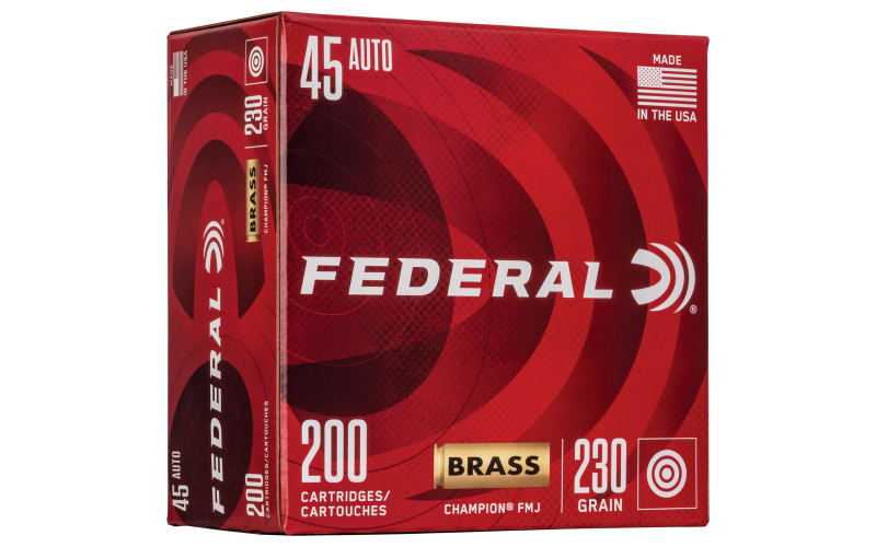FED CHAMP 45ACP 230GR FMJ 200CT