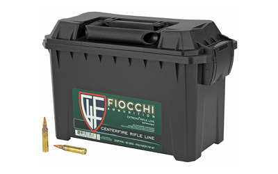 Fiocchi Ammunition Rifle, 223 Remington, 50 Grain, V-Max, 200 Round Field Box 223FHVA