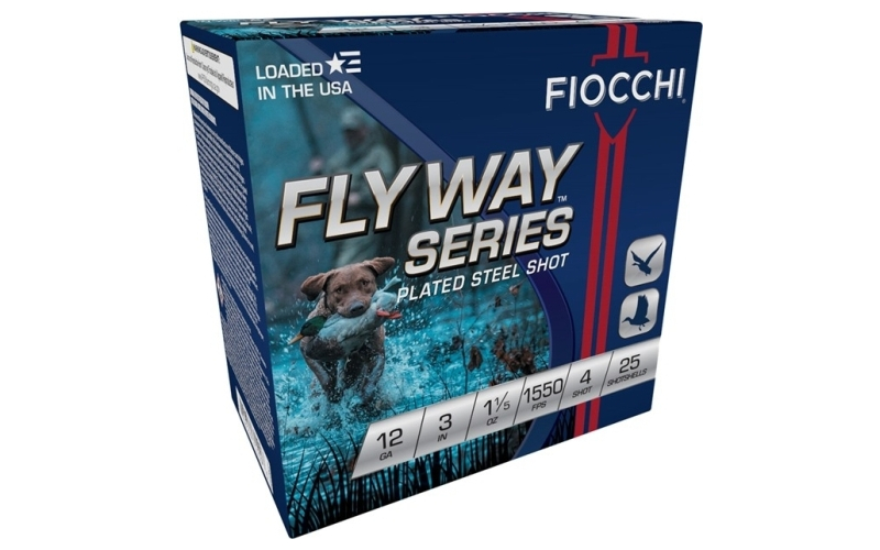 Fiocchi Ammunition 12 gauge 3'' 1-1/5oz #4 25/box