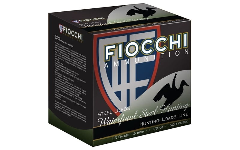 Fiocchi Ammunition Fiocchi 123st speed steel 12ga 3in max 1 1/8 ounce shot - 1