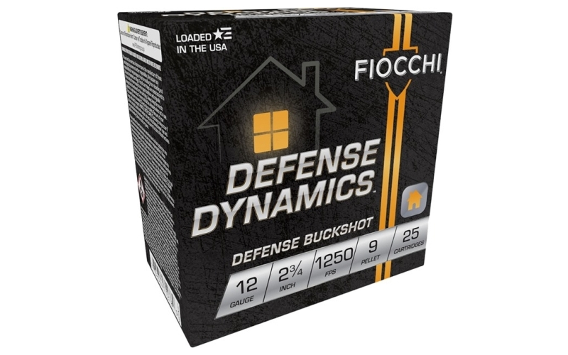 Fiocchi Ammunition 12 gauge 2-3/4'' 9 pellet #00 25/box
