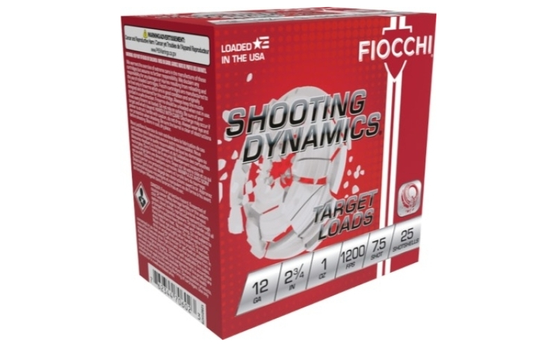 Fiocchi Ammunition Fiocchi shooting dynamics target 12ga 2.75'' 1oz #9 25/bx