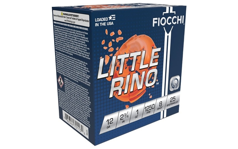 Fiocchi Ammunition 12 gauge 2-3/4'' 1oz #8 25/box