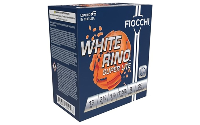 Fiocchi Ammunition 12ga 2-3/4'' 1-1/8oz #8 25/box