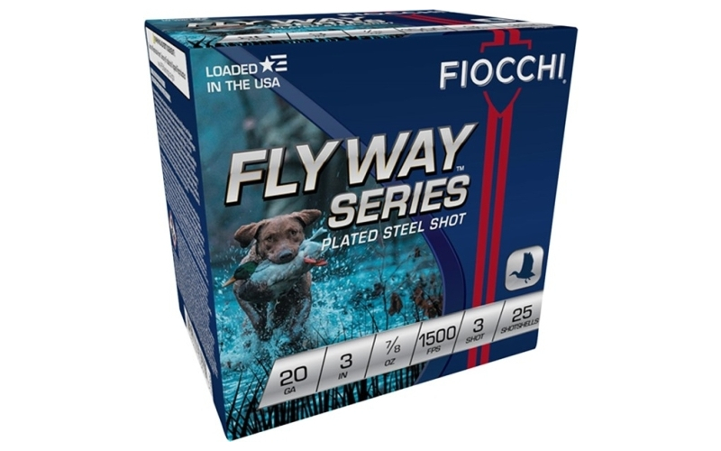 Fiocchi Ammunition 20 gauge 3'' 7/8oz #3 25/box