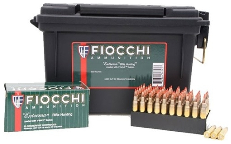 Fiocchi Ammunition Fiocchi extrema 223 rem 40gr v-max 200rd ammo can