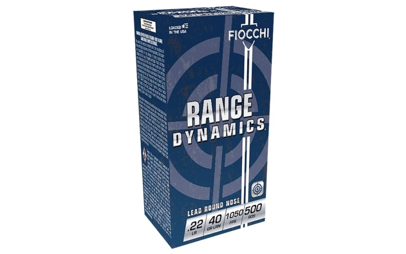 Fiocchi Ammunition 22 long rifle 40gr lead round nose 50/box