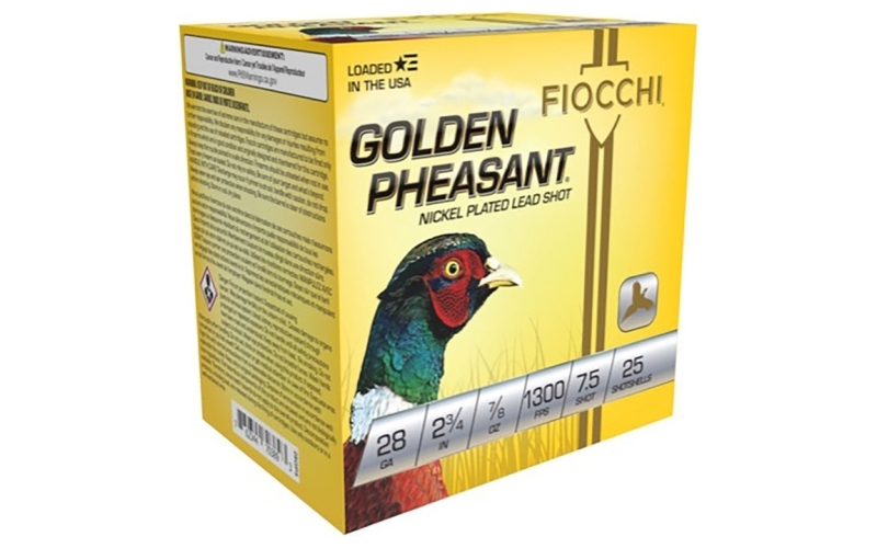 Fiocchi Ammunition 28 gauge 2-3/4'' 7/8oz #7.5 25/box
