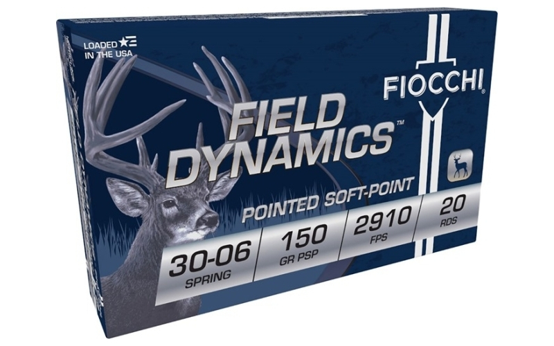 Fiocchi Ammunition Fiocchi ammo 30-06 spr. 150gr. spbt 20bx
