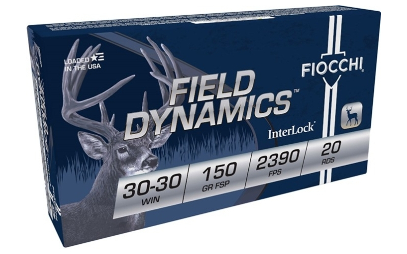 Fiocchi Ammunition 30-30 winchester 150gr hornady interlock fsp 20/box