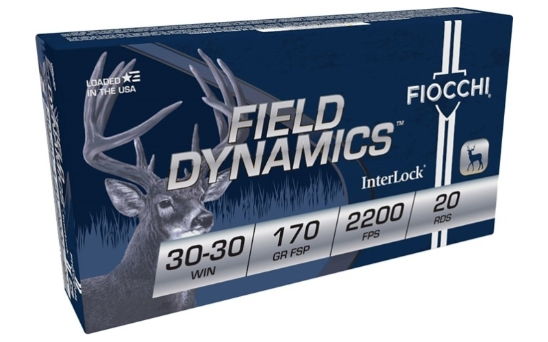Fiocchi Ammunition 30-30 winchester 170gr hornady interlock fsp 20/box