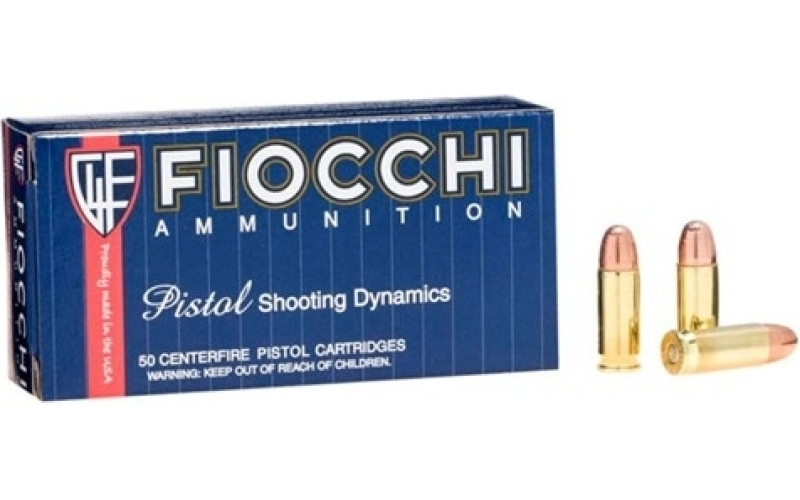 Fiocchi Ammunition Fiocchi shooting dynamics 38 super auto 129gr fmj 50/bx