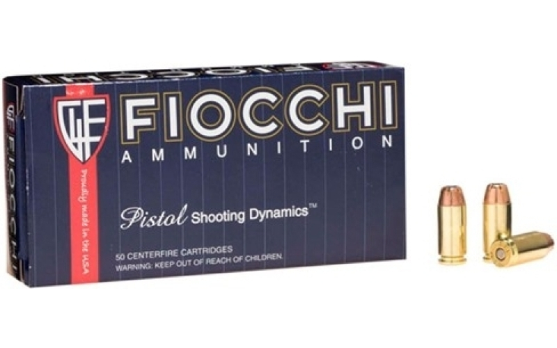 Fiocchi Ammunition Fiocchi shooting dynamics 40 s&w 165gr jhp 50/bx