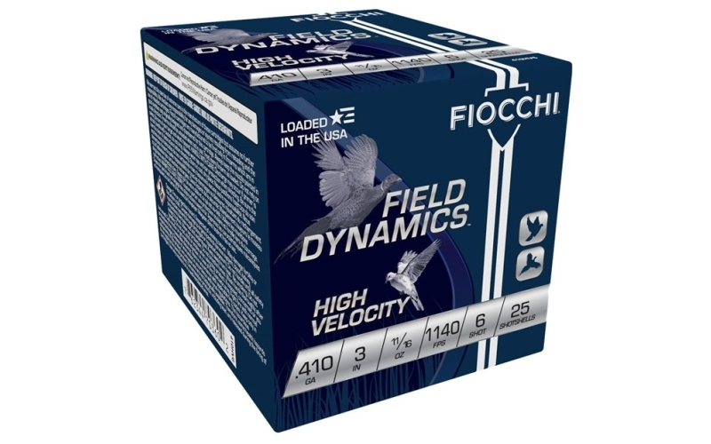 Fiocchi Ammunition 410 gauge 3'' 11/16oz #6 25/box
