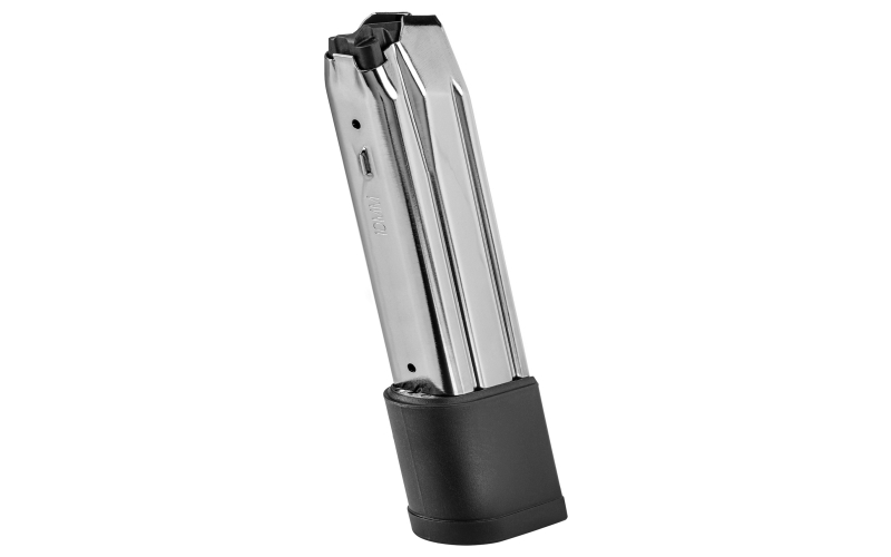 FN America Magazine, 10MM, 22 Rounds, Fits FN 510, Nickel Coated Steel, Silver with Black Base 20-100732