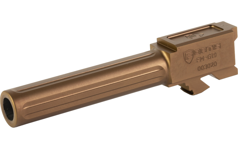 FORTIS BARREL FOR GLOCK 19 COPPER