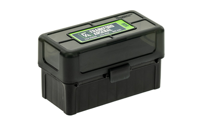 Frankford Arsenal Hinge-Top Ammo Box, 505, 50 Rounds, Fits 17 Remington, .222 Remington and 223 Remington, Smoke Gray, Plastic 1083786