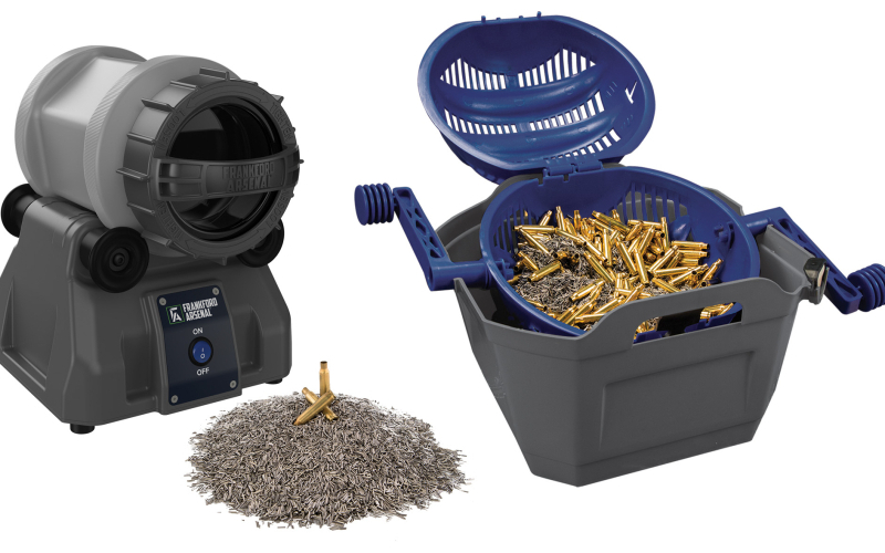 Frankford Arsenal Essentials Tumbler Kit, Includes Rotary Tumbler Lite, Wet/Dry Media Separator and 2 Lbs of Stainless Steel Media 1199452