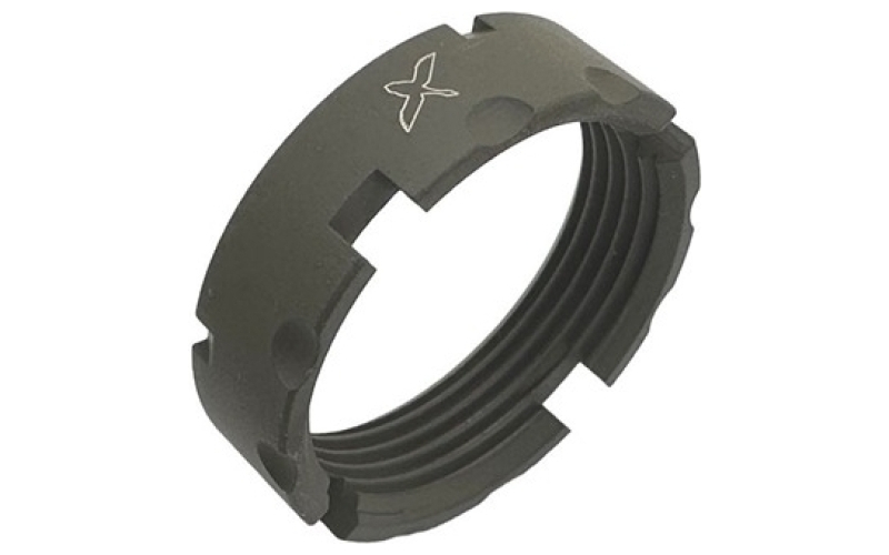 Forward Controls Design Llc Ar-15 billet castle nut burnt od green