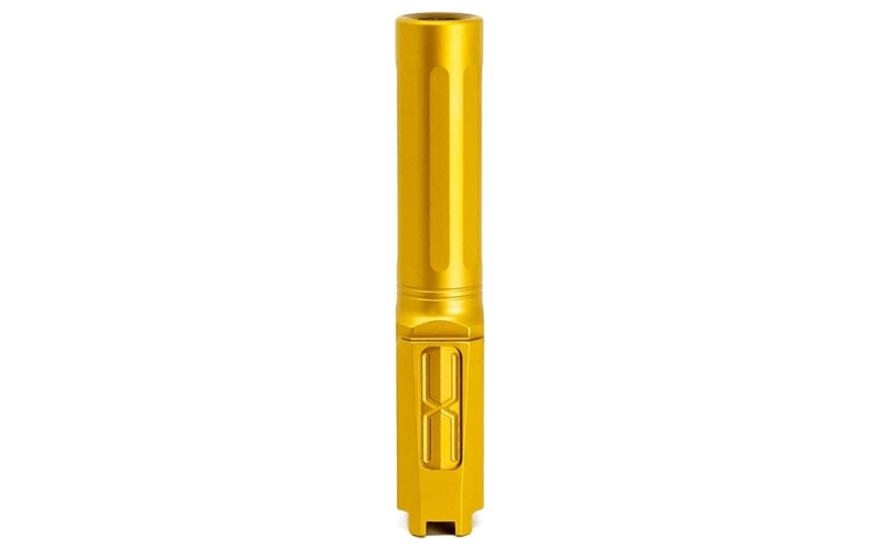 Faxon Firearms Match 9mm luger 4.7'' bbl for sig p365 threaded fluted gold