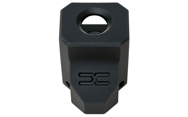 Faxon Firearms Exos-543 pistol compensator for glock gen 4 black