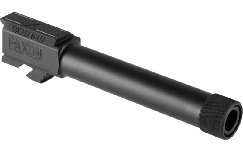 Faxon Firearms Faxon g19 gen 1-4 compact threaded barrel saami 9mm black