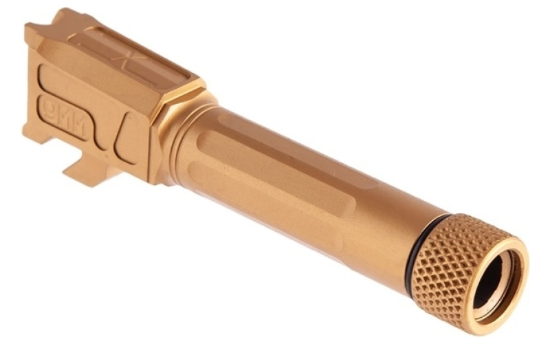 Faxon Firearms S&w m&p shield tin coated 9mm luger threaded barrel