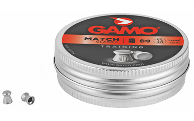 Gamo USA Match, Pellets, 177PEL, Flat Nose, Tin, 250/Pack 6320024BT54