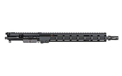 Geissele Automatics Super Duty MOD1, Complete Upper Receiver, 5.56 NATO, 16" Barrel, 1:7 Twist, HUXWRX Flash Hider-QD 556, 15" SMR MK16 M-LOK Free Float Handguard, Geissele Airborne Charging Handle, Nanoweapon Reliability Enhanced Bolt Carrier Group, Fits AR-15, Anodized Finish, Black 08-548B