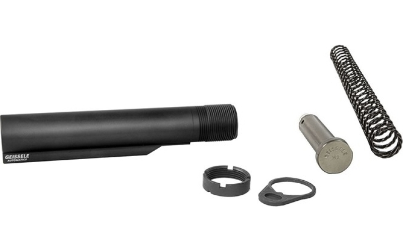 Geissele Automatics Ar15 premium milspec buffer tube assembly w/super 42, h2 blk
