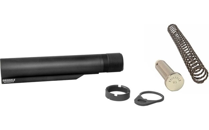 Geissele Automatics Ar15 premium milspec buffer tube assembly w/super 42, h3 blk
