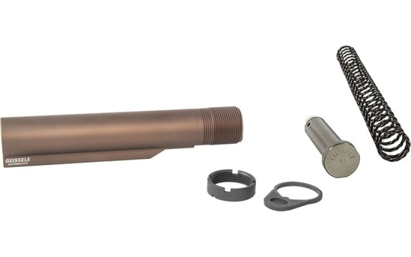 Geissele Automatics Ar15 premium milspec buffer tube assembly w/super 42, h2 ddc