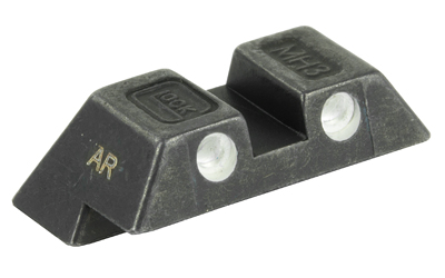 Glock OEM Night Sight, 6.5mm, Fits All Glocks Except 42/43, Green Dot, Fixed, Rear Only NR17G24