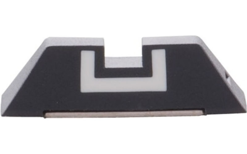 Glock Fixed rear sight 6.5mm for glock black w/white outline