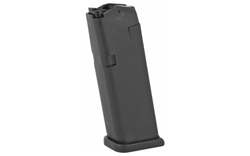 Glock OEM Magazine, 9MM, 10 Rounds, Fits GLOCK 19, Cardboard Style Packaging, Polymer, Black MF10019