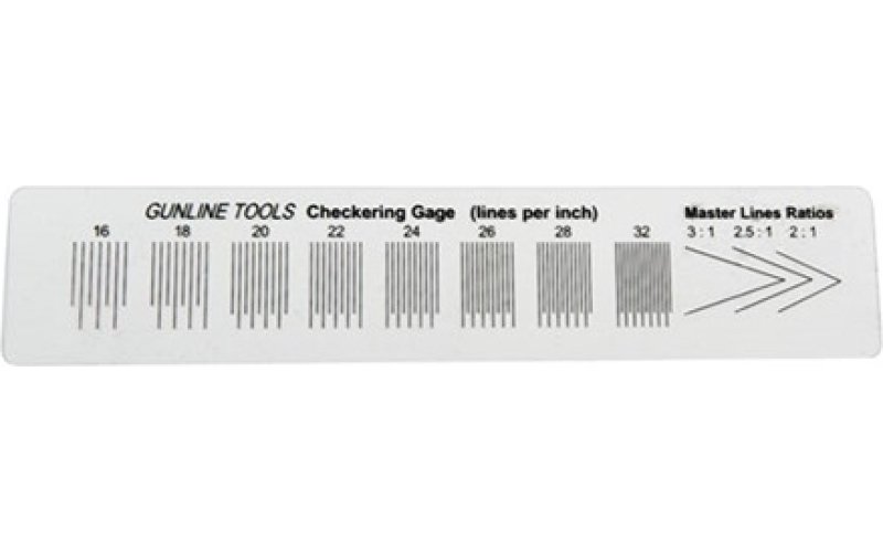 Gunline Checker's rule