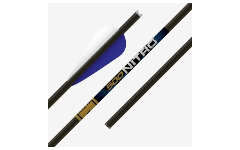 Gold tip nitro crossbow bolt 22in - moon nocks - 4in duravanes - 1/2dz