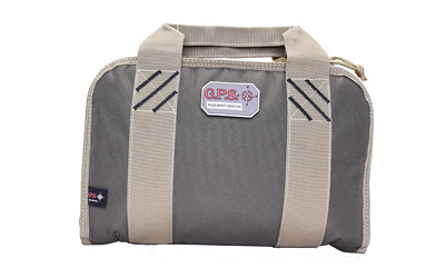 GPS Pistol Case, Green/Tan, Soft, Up To 2 Pistols GPS-1308PCRK