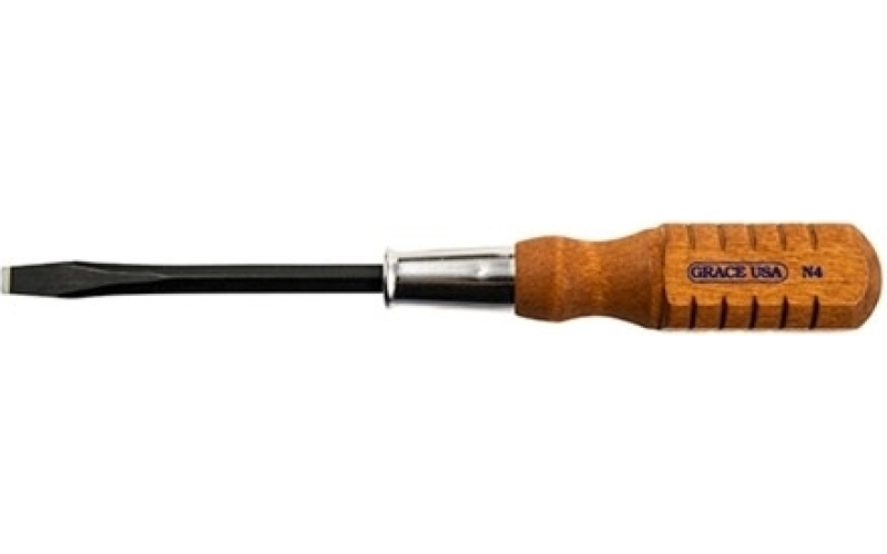 Grace Usa N4 screwdriver, .375'' wide, .049'' thick, 9.50'' long