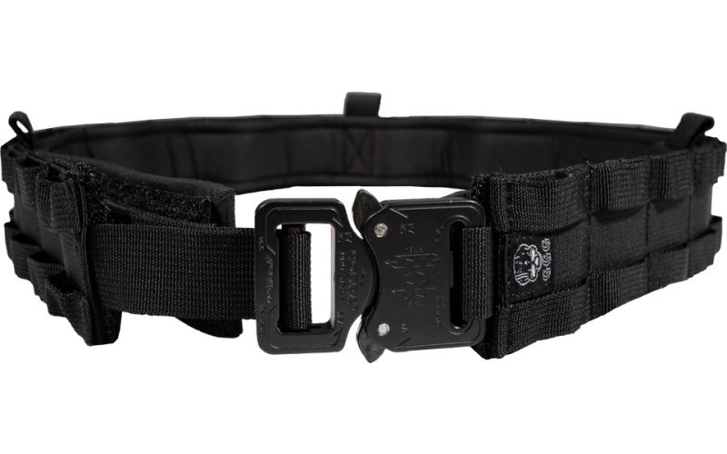 Grey Ghost Gear UGF Battle Belt with Padded Inner, Large (40"-42"), Black 7013-2