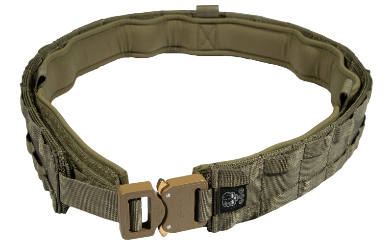 Grey Ghost Gear UGF Battle Belt with Padded Inner, Large (40"-42"), Ranger Green 7013-6