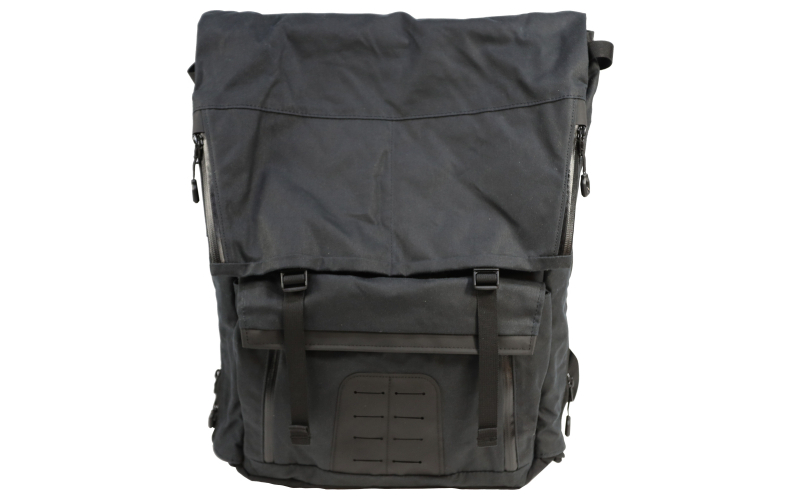 Grey Ghost Gear Gypsy, Backpack, Waxed Canvas, 17 Liters, Black GTG5907-BLK
