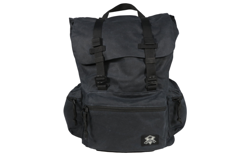 Grey Ghost Gear Drifter, Backpack, Waxed Canvas, 1820 Cubic Inches, Black GTG5943-BLK