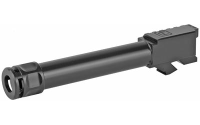 Griffin Armament ATM, Fits Glock 19 Gen 5, 9MM, 4.5" Threaded Stainless Steel Barrel, Black Nitride Finish, 1/2X28 Threads, Includes Micro Carry Comp GAG19G5TB