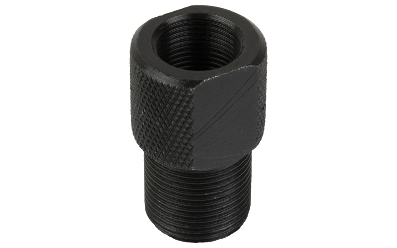 GrovTec Thread Adapter, 1/2X28 to 5/X24, Black Oxide Finish, Black GTHM197