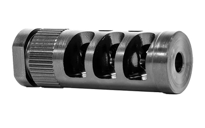 GrovTec G-COMP, Compensator, 9mm, 1/2X28 Thread Pitch, Nitride Finish, Black GTHM351