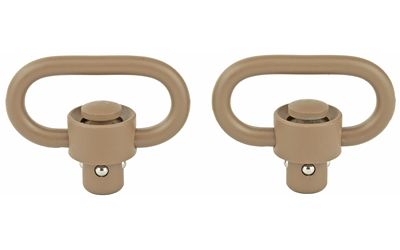 GrovTec Heavy Duty Push Button Swivels, Flat Dark Earth GTSW253