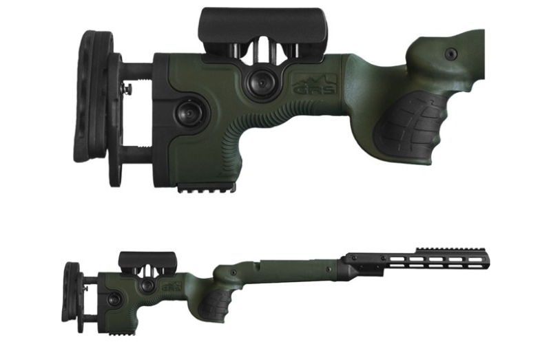 Grs Riflestocks Warg savage 10/12 sa, bolt rel. side fcp, green