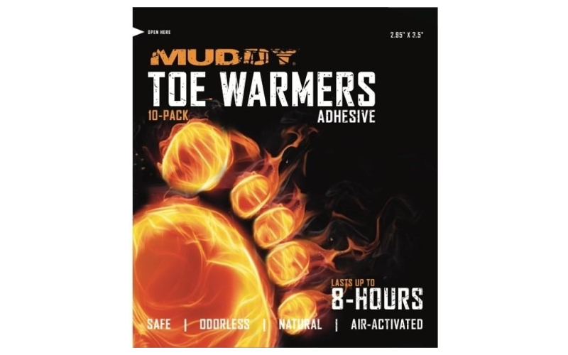 Muddy toe warmer w/ adhesive / 10 pack