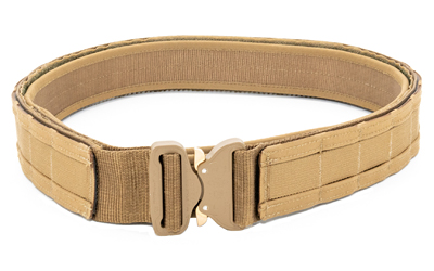 Haley Strategic Partners D3, Belt, 1" Molle Mounting, Cobra Buckle Enclosure, XXLarge, 2" Nylon Webbing Construction, Coyote Brown BELT_D3-1-XXL-COY